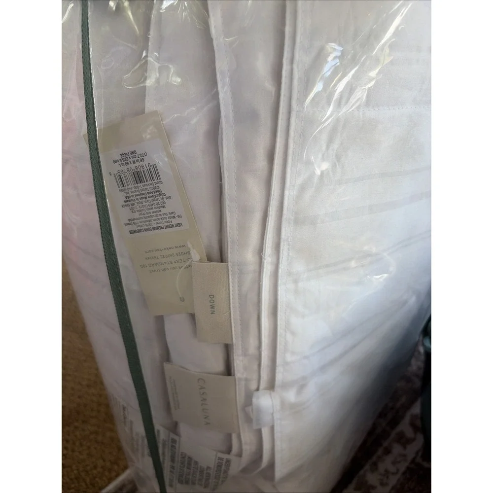 Twin Light Weight Premium Down Comforter - Casaluna: Hypoallergenic